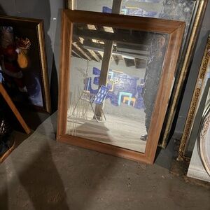 Wooden Framed Mirror